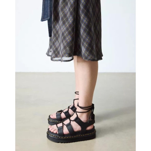 Doc Martens Nartilla Leather Lace-Up Sandals - Picture 14 of 15